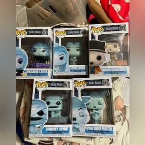 Vaulted Funko pops Haunted Mansion
